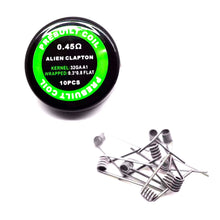 Load image into Gallery viewer, Prebuilt Alien Clapton Coils / Fused Clapton Premade Coils (10 pieces)