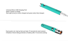 Load image into Gallery viewer, Airstech Crystal Wax Pen Vaporizer Starter Kit (500mAh)