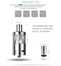 Load image into Gallery viewer, LSS L20 Atomizer Tank with Ceramic Wick Coil