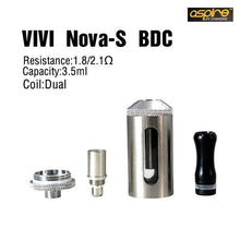 Load image into Gallery viewer, Aspire Rainbow Atomizer (Vivi Nova-S Pyrex BDC)