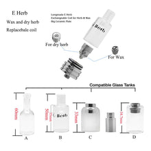 Load image into Gallery viewer, E-Herb Vaporizer Atomizer for Herb & Wax