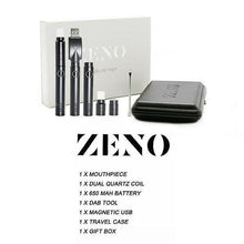 Load image into Gallery viewer, Mr. Dab Tech Zeno Quartz Dual Coil Wax Vape Pen Kit (650mAh)
