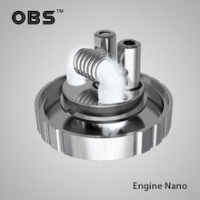 Load image into Gallery viewer, OBS Engine Nano RTA Rebuildable Tank Atomizer (single post)