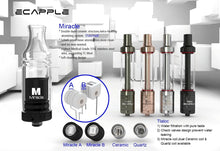 Load image into Gallery viewer, Ecapple Tlaloc Wax Vaporizer Water Bubbler Atomizer