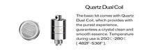 Load image into Gallery viewer, Yocan Torch Coils, QDC Quartz Dual Coil or Pancake Dual Coil (5 pack)