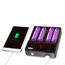Load image into Gallery viewer, Efest LUC V4 Li-ion Battery Charger w/ 4-Bay + LCD Display
