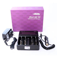 Load image into Gallery viewer, Efest LUC V4 Li-ion Battery Charger w/ 4-Bay + LCD Display
