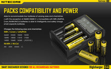 Load image into Gallery viewer, Nitecore D4 Universal Battery Charger Intellicharger 4-Bay LCD Display
