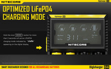 Load image into Gallery viewer, Nitecore D4 Universal Battery Charger Intellicharger 4-Bay LCD Display

