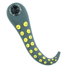 Load image into Gallery viewer, Squid Design Silicone Hand Pipe w/ Glass Bowl

