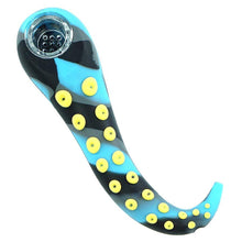 Load image into Gallery viewer, Squid Design Silicone Hand Pipe w/ Glass Bowl
