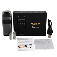 Load image into Gallery viewer, Aspire Breeze Starter Kit All-in-One E-Liquid Vape (650mAh)
