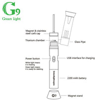 Load image into Gallery viewer, G9 H-Enail Original Wax Vaporizer Portable Dab Rig
