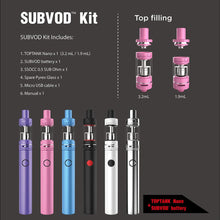 Load image into Gallery viewer, Kanger Subvod Starter Kit Mod + Toptank Nano - 3.2ml (1300mAh)
