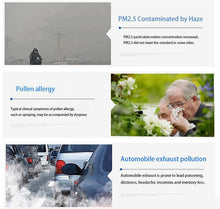 Load image into Gallery viewer, Face Mask PM2.5 Rated for Mouth, Nose w/ Breathing Valve
