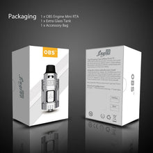 Load image into Gallery viewer, OBS Engine Mini RTA Rebuildable Tank Atomizer

