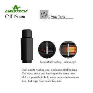 Airistech Airis MW Pod Mod 2-in-1 Vape Pen for Wax/Oil Concentrates (350mAh)