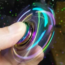 Load image into Gallery viewer, Rainbow Fidget Spinner Spectrum Tri-Spinner
