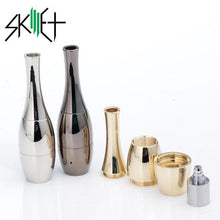 Load image into Gallery viewer, Skillet Vase Cannon Dual Coil Wax Atomizer (Wick, Quartz, Ceramic)
