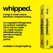 Load image into Gallery viewer, Whipped E-Juice by Yellow Label E-Liquid (Strawberry Whipped Cream)
