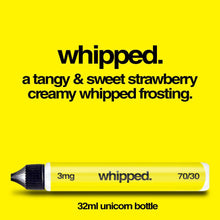 Load image into Gallery viewer, Whipped E-Juice by Yellow Label E-Liquid (Strawberry Whipped Cream)
