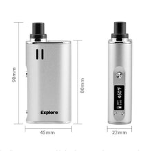 Load image into Gallery viewer, Yocan Explore Vaporizer Kit 2-in-1 Wax and Herb Vape Mod
